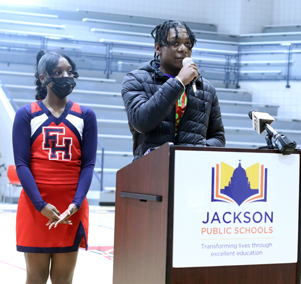 Forest Hill High bond ribbon cutting